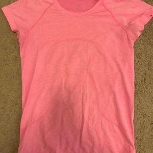 Lululemon Pink Swiftly Tech Short Sleeve